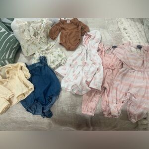 8 ITEMS Babygirl Clothing Bundle